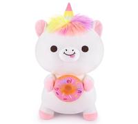 Stuffed Unicorn Plush Toy Get Well Soon Gift Stuffed Animal Plush Pillow Cute Animal Toys Hugging Pillow for Unisex Cushion Pillows Cuddly Toy Soft Rainbow Horse for Boys Girls Present 13.7 inch