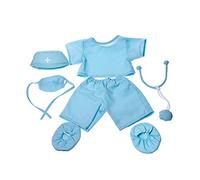 Stuffems Toy Shop Doctor Scrubs Outfit Teddy Bear Clothes Fit 14-18 Build-A-Bear, Vermont Teddy Bears, and Make Your Own Stuffed Animals