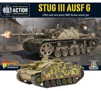 Stug III Ausf G - 1:56 German Army Plastic Scale Model Tank Bolt Action | Highly Detailed World War 2 Miniature by Warlord Games