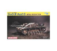 Stug. III Ausf.g Initial Production Tank 1:35 Plastic Model Kit Dragon Models
