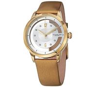 Stuhrling Original Winchester 946L Women's Quartz Watch with White Dial Analogue Display and Beige Leather Strap 946L.03