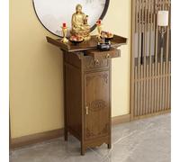 STUIJKVSZ Personal Shrine Stand Prayer Meditation Table,Meditation Altar Table with Storage Cabinet,Chinese Worship Cabinet for God of Wealth,personal meditation shrine(60x40x108cm/23.6x15.7x42.5in)