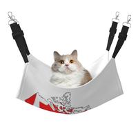 stujvc Canadian Flag Map Soft Cat Window Bed, Adjustable Pet Hammock, Cozy Lounge Sleeper For Indoor Cats Small Animals