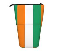 stujvc Flag of Cote D'Ivoire Print Expandable Organizer Bag, Telescopic Pencil Case, with Adjustable Strap Portable Storage