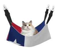 stujvc Flag Of Texas Soft Cat Window Bed, Adjustable Pet Hammock, Cozy Lounge Sleeper For Indoor Cats Small Animals