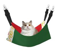 stujvc Flag Of The Chechen Republic Soft Cat Window Bed, Adjustable Pet Hammock, Cozy Lounge Sleeper For Indoor Cats Small Animals