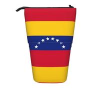 stujvc Flag of Venezuela Print Expandable Organizer Bag, Telescopic Pencil Case, with Adjustable Strap Portable Storage