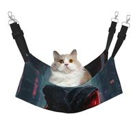 stujvc Hacker Era Soft Cat Window Bed, Adjustable Pet Hammock, Cozy Lounge Sleeper For Indoor Cats Small Animals