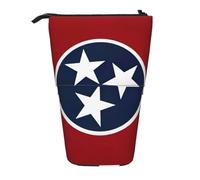 stujvc Tennessee Flag Print Expandable Organizer Bag, Telescopic Pencil Case, with Adjustable Strap Portable Storage
