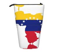 stujvc Venezuela Flag Print Expandable Organizer Bag, Telescopic Pencil Case, with Adjustable Strap Portable Storage