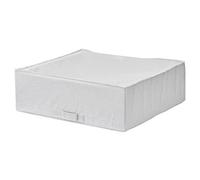 STUK Storage Organizer Case Under the bed Easy to Pull Out White/Grey Polyester/Polypropylene Plastic 55x51x18 cm + 1 Free Shoe Bag