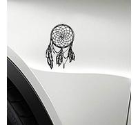 Stukk Stickers Dream Catcher Design Art Fun Window Bumper Vinyl Decal JDM Sticker 11.5CMx17.8CM,Black