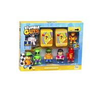 Stumble Guys 2" Collectable Figures 8-Pack Deluxe Box - Mr. Stumble, Leonidas, Green Alien, Sprinkles, Gamer Gina, Inferno Dragon, x2 Hidden