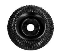 Stump Grinder, 100mm Carving Abrasive Disc Angle Grinder Attachments Wood Carving Disc Grinding Shaping Wheel for Wood Carving, Shaping, Working,Tree Stump Remover (Black)