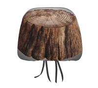 Stump of Oak Tree 1 PCS Car Headrest Cover Universal Headrest Covers Soft Breathable Car Head Rest Covers Set Elastic Head Rest Protector Auto Seat Cover Vehicle Accessories for Cars, Truck, Suv, Van