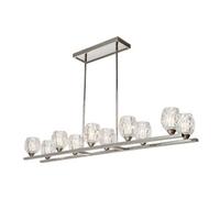 10 Bulb Chandelier LIght Highly Polished Nickel LED G9 3.5W