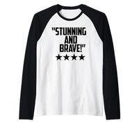 Stunning and Brave Funny Movie Review Raglan Baseball Tee