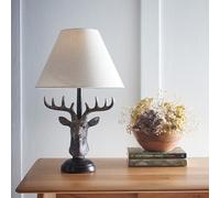 Stunning Antlers Head Table Lamp Elegant Everyday Lighting Solution for Any Room in Your Home | Perfect for Bedside, Console, and Entrance Tables