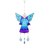 Stunning Blue Resin Angel Suncatcher - 27cm (1 Pc.) - Unique & Eye-Catching Design - Durable Material - Perfect for Home & Office Decor