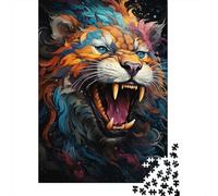 Stunning Colorful Dragon Roar7 500 Pieces Jigsaw Puzzles for Adults | Puzzles 500 Piece for Adults Teens Puzzle | Puzzles | Gifts 500pcs (52x38cm)