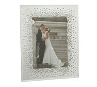 Stunning Crystal 4" x 6" Starburst Mirrored Frame FG51346 Wedding Anniversary