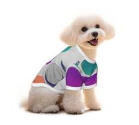 Stunning Digital Art Dog T-Shirt Clothes Apparel Puppy Vest Pet and Elastic Tank Top Clothing, Dogs Cats Pullovers Cute Breathable Soft Medium