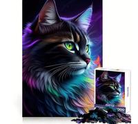 Stunning Fantasy Black Cat Adults Puzzles 1000 Piece Jigsaws Reason Skill Toy Slow Enjoy Exact Cut Art Collection Piece 38x26cm
