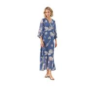 Stunning Flower Dress Beritpw Dr - female - Part Two - Midi Dresses - Blue - S - Dresses S