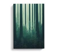 Stunning Forest Canvas Print | Gallery Wrapped 30mm Frame Wall Art | 30x20 inches | Ready to Hang | Abstract Landscape Picture | Living Room Bedroom Lounge Office