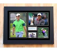 Stunning Framed Rory McIlroy Signed Autographed Print