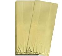 Stunning Gold Foil Cellophane Bags (12cm x 27cm) - Ideal for Special Occasions & Retail Displays - 10 Pcs
