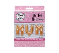 Stunning Gold Foil "Mum" Balloon - 40.64cm (1 Pc.) - Unique & Eye-Catching Design - Perfect for Mother's Day and Special Occasions