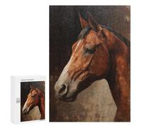 Stunning Horse Portrait Artwork Puzzle 1000 Teile Schwer Puzzle Spielzeug Lernspiel Impossible Herausforderungsspielzeug Für Erwachsene Kinder 300 PCS