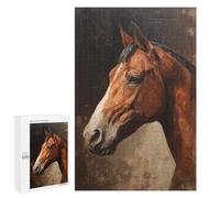 Stunning Horse Portrait Artwork Puzzle 1000 Teile Schwer Puzzle Spielzeug Lernspiel Impossible Herausforderungsspielzeug Für Erwachsene Kinder 1000 PCS