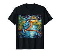 Stunning Kingfisher by the River at Sunset T-Shirt