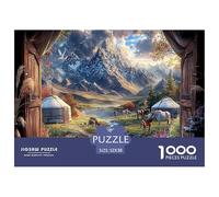 Stunning Landscape Jigsaw Puzzles 1000 Piece Landscape Scenery Puzzle for Adults Decoration Puzzles Puzzle Game for The Whole Family, for Women, Gifts for Men 100% Recycled Cardboard 52x38cm/1000pcs