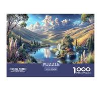 Stunning Landscape Jigsaw Puzzles 1000 Piece Landscape Scenery Puzzles for Adults Challenging Puzzles Educational Game for The Whole Family, for Women, Gifts for Men 100% Recycled Cardboard 52x38cm/10