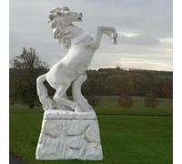 Stunning Large Rearing Horse On Wall Design Base 140Cm Tall