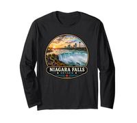Stunning Niagara Falls Ontario Vacation Design Long Sleeve T-Shirt