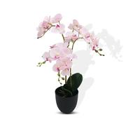 Stunning Orchid 60cm Artificial Display Featuring Large Plant and Delicate Flowers