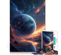 Stunning Outer Space 1000 Piece Jigsaw Puzzles for Teenagers Smart Game Bonding Time Image Assembly Fine Art Piece 50x75cm