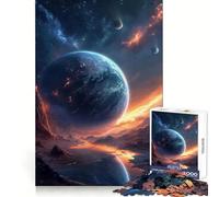 Stunning Outer Space 1000 Piece Jigsaw Puzzles for Teenagers Smart Game Bonding Time Image Assembly Fine Art Piece 50x75cm