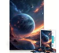 Stunning Outer Space Jigsaw Puzzles 1000 Pieces for Teenagers Memory Upgrade Relaxing Fun Sharp Cut Art Collection Piece 38x52cm
