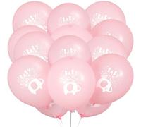 Stunning Pink Floral Elephant Latex Balloons (30cm)- Elegant & Unique Party Decor - Perfect for Celebrations - 8ct