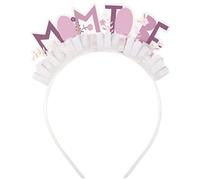 Stunning Pink Mom-to-Be Headband - Expectant Mother's Stylish Fashion Statement - Perfect Baby Shower Accessory - 1 Pc