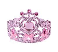 Stunning Pink Tiara with Ribbon Bow Ties (1 Piece) - Perfect Accessory for Birthdays, Pride, Royalty Dress-Up Parties, Coronation, Parties, & Events Halloween