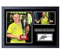 Stunning Quality Michael Van Gerwyn Signed/Autographed (A4 Framed 34cm x 24cm)