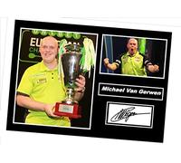 Stunning Quality Michael Van Gerwyn Signed/Autographed (A4 Print 29.7cm x 21cm)