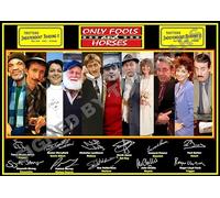 Stunning Quality Only Fools and Horses Cast Signed/Autographed Print. David Jason, Nicholas Lyndhurst etc etc (A4 Print 29.7cm x 21cm)