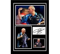 Stunning Quality Phil Taylor Signed/Autographed Print. Darts. (A4 Print 29.7cm x 21cm)
